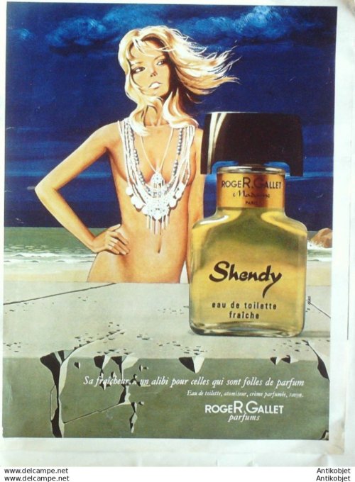 Publicite Cosmetique Rigaud  Shendy 1967