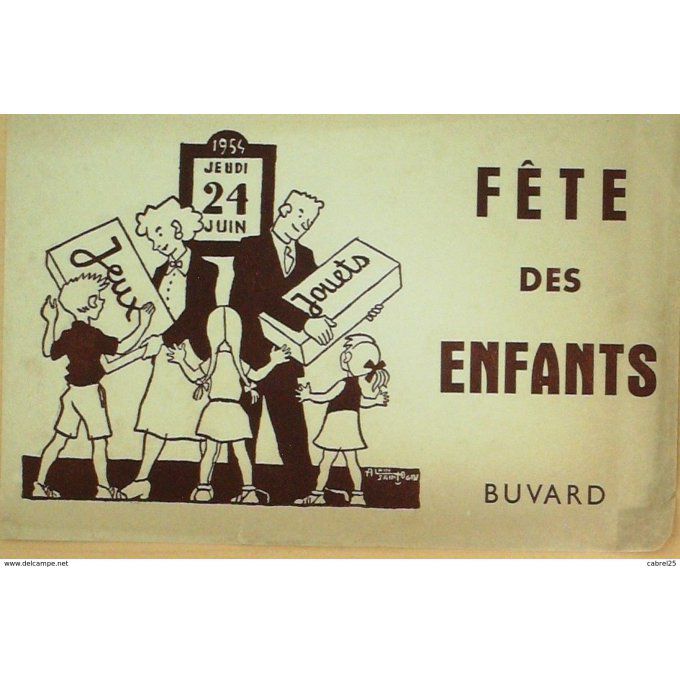 Buvard FETE des ENFANTS Jouets