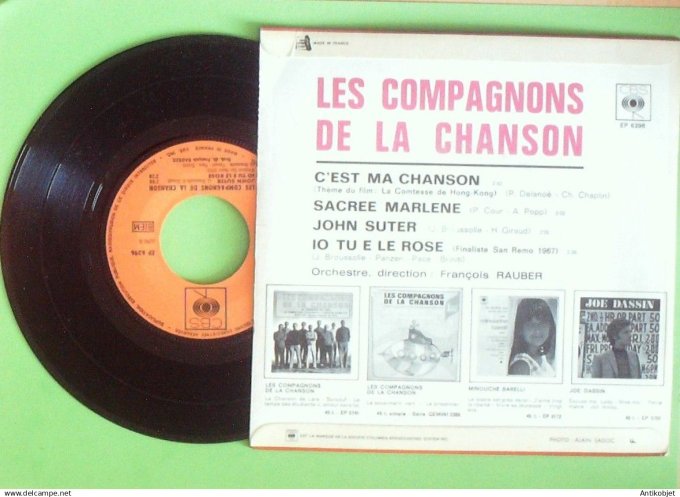 Les Compagnons de la chanson 45T EP C'est ma chanson 1967