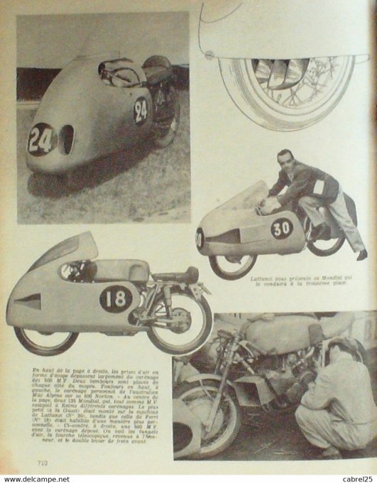 Moto Revue 1955 n° 1241 Baumm Saroléa scooter Lambretta Galleto 160 Peugeot P55