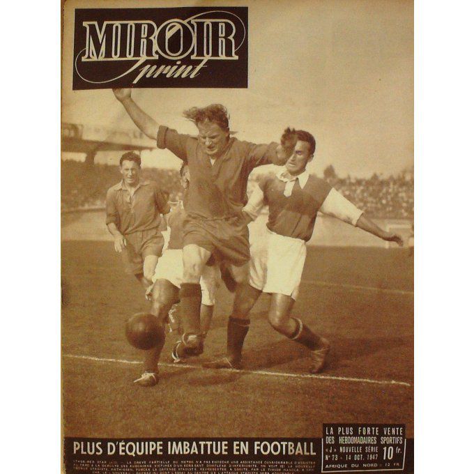 Miroir Sprint 1947 #  73 14 Oct Hansenne Arif On Cerdan Walker Olek Her Rera Pujazon