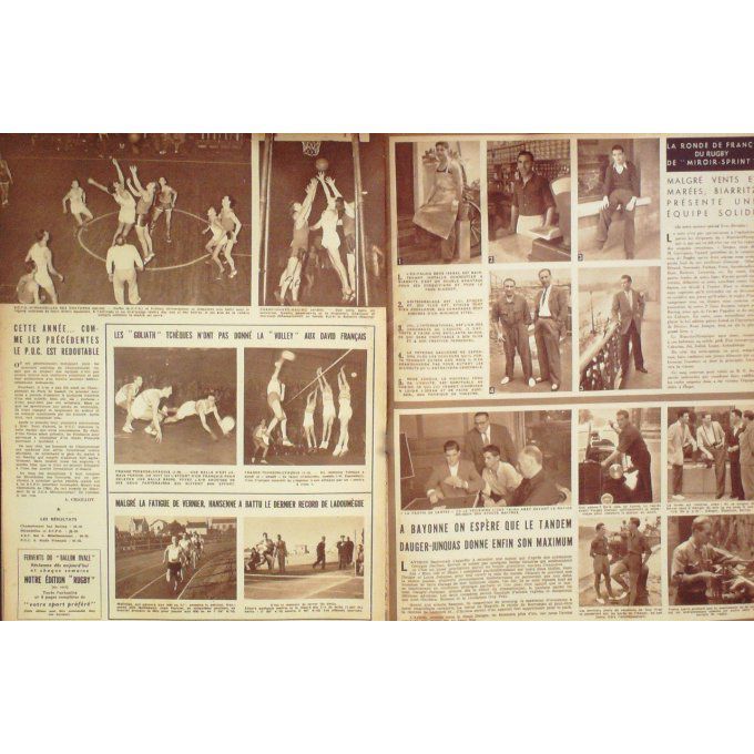 Miroir Sprint 1947 #  73 14 Oct Hansenne Arif On Cerdan Walker Olek Her Rera Pujazon