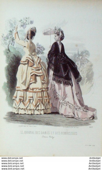 Journal des Dames Demoiselles 1870 # 960