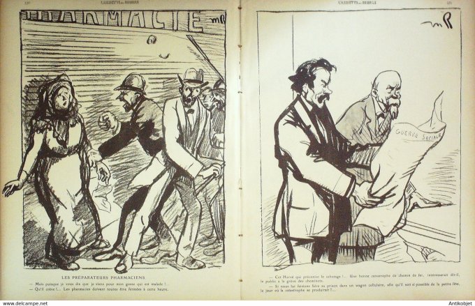 L'Assiette au beurre 1910 # 489 Ce pauvre public Metivet Radiguet