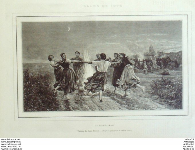 Le Monde illustré 1875 n°976 Strasbourg (67) Ribeauville (68) Inde Baroda Poonah Parbutty Cortège De