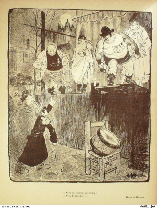 Le Rire 1900-02-10 # 275 Journal humoristique Ed.Originale Paul Deschanel