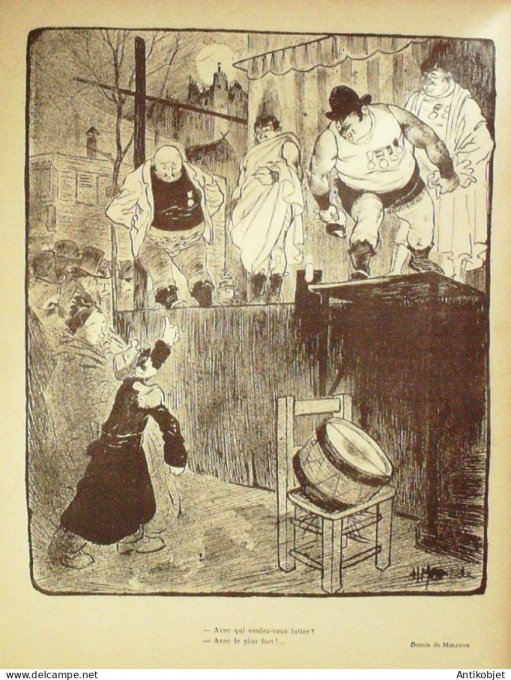 L'Assiette au beurre 1907 n°334 Paris l'été Galanis