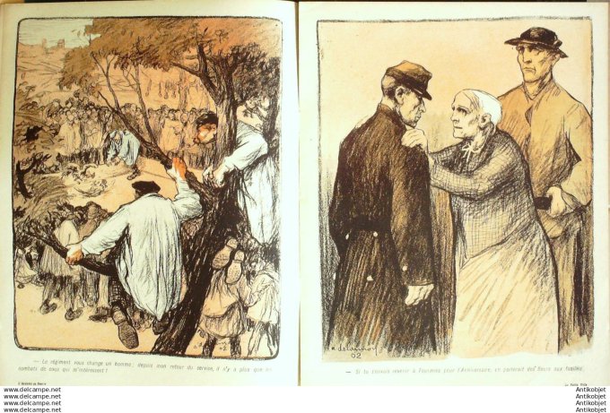 L'Assiette au beurre 1903 # 134 La Petite Ville Au Pays Noir Delannoy