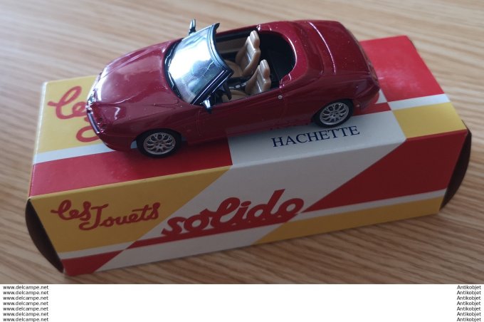 Alpha Romeo Spider 1999 Solido Hachette 1:43