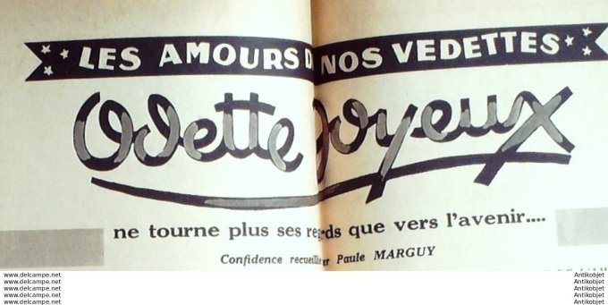 Mon Film 236 51-02-28 Meurtres Jeanne Moreau Fernandel Raymond Souplex