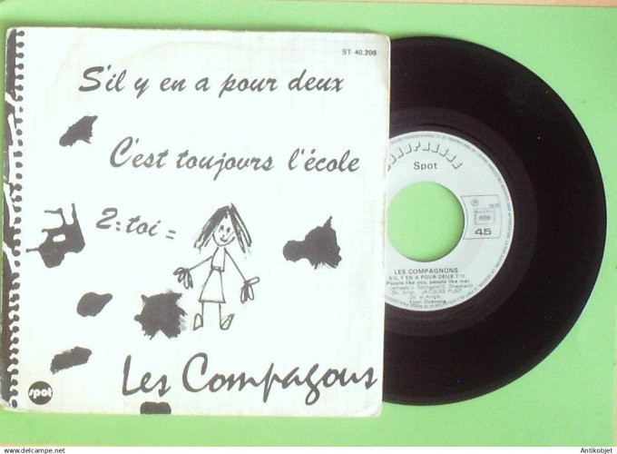 Les Compagnons de la chanson 45T SP  C'est toujours l'école 1976