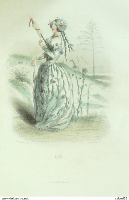 Grandville "Les Fleurs Animées" Vigne 1847