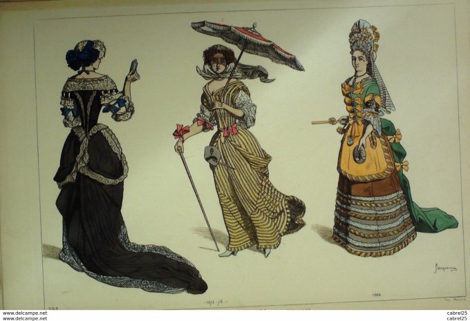 Mode Toilettes Françaises en 1680