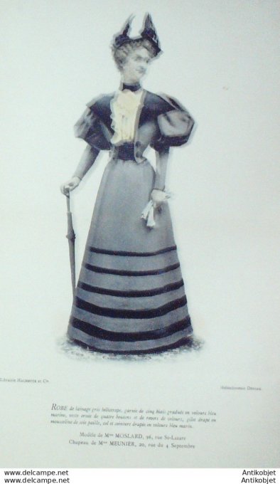 La Mode pratique 1893 # 39 Robe de lainage