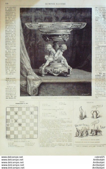 Le Monde illustré 1868 n°631 Hongrie Uniformes Meudon (92) Chatenay (01) Orleans (45) Le Mans (72)