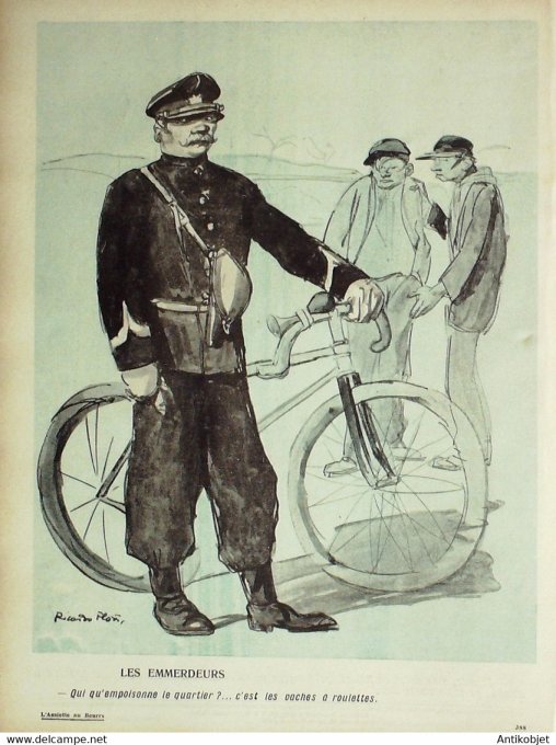 L'Assiette au beurre 1907 # 336 Aux Fortif's Florès Rocardo