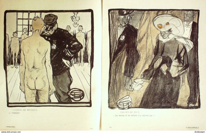 L'Assiette au beurre 1904 # 146 Les dames n'entrent pas ici Géo Dupuis