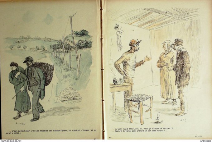 L'Assiette au beurre 1907 # 336 Aux Fortif's Florès Rocardo