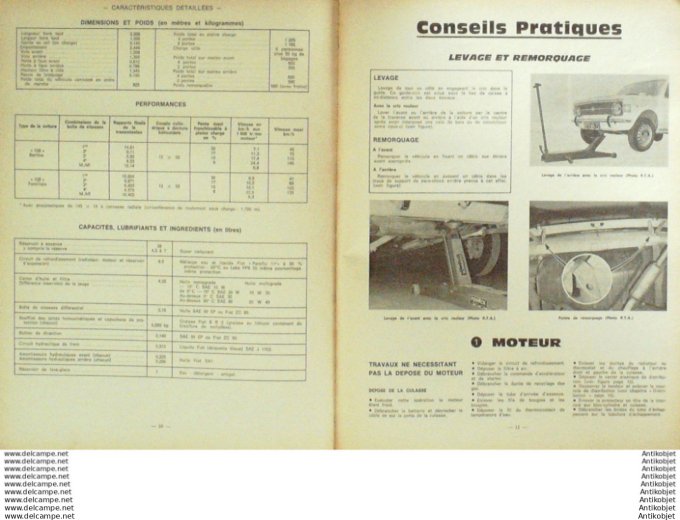 R.T Automobile Fiat 128 Citroën DS   # 307