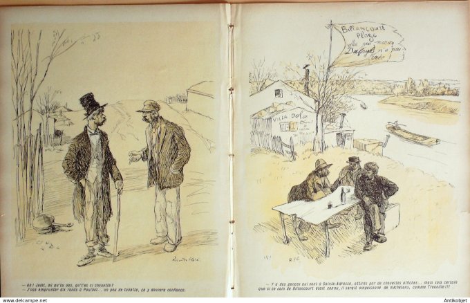 L'Assiette au beurre 1907 # 336 Aux Fortif's Florès Rocardo
