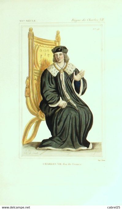 Charles Vii Roi De France 15ème 1852