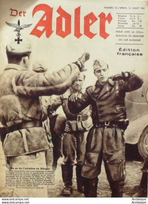 Revue Der Adler Ww2 1942 # 14