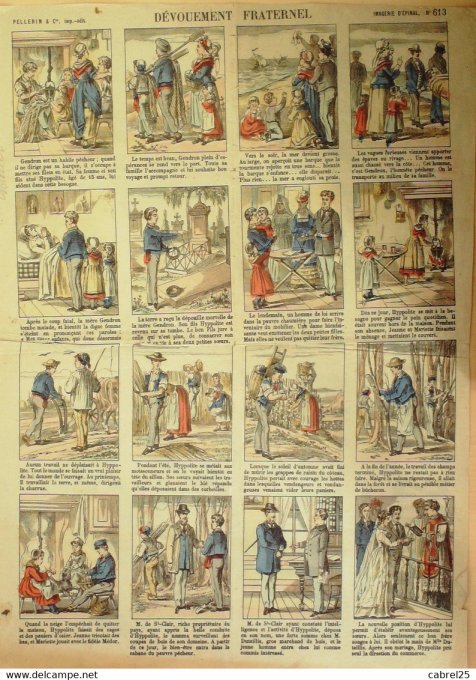 Devouement Fraternel  (Pellerin d'epinal)