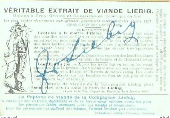 Chromo Liebig Sang  536 Histoire de France III 2 (1897)