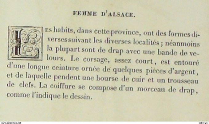 France (67) Habitante Alsacienne 1859