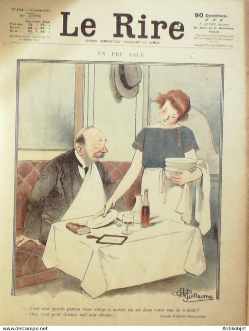 Le Rire 1925-01-10 # 310 Journal humoristique Ed.Originale V;M.C