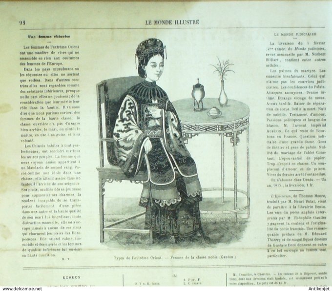 Le Monde illustré 1865 n°409 Cambodge Matelot Gavarnie (65) Londres Surrey Pensylvanie Oil-Creek