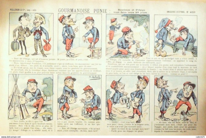 Gourmandise Punie (Pellerin d'epinal) Moloch