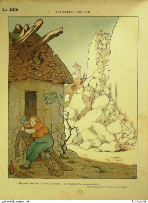Le Rire Rouge 1916-09- 9 #  95 Journal humoristique Ed.Originale Vertu du Toinon