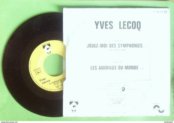 Lecoq Yves 45T SP Les animaux du monde 1976