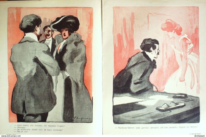 L'Assiette au beurre 1903 # 117 L'Empereur la traite des blanches