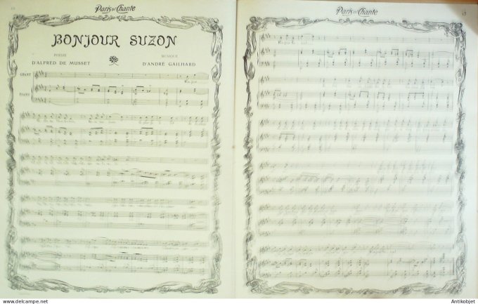 Paris qui chante 1905 n°105 Farfalla D'Estées Ermax Gaston Dumestre