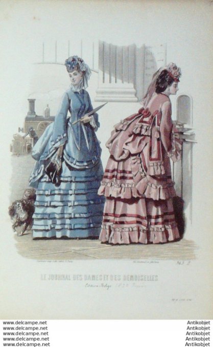Journal des Dames Demoiselles 1870 # 963