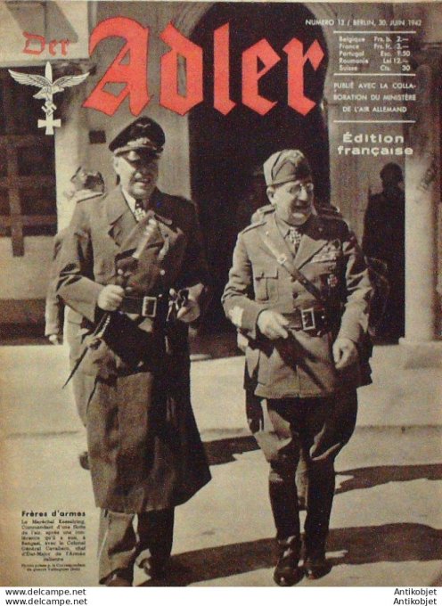 Revue Der Adler Ww2 1942 # 13