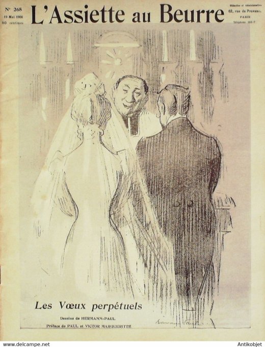 L'Assiette au beurre 1906 n°268 Les vœux perpétuels Hermann