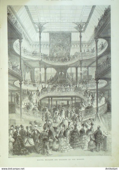 Le Monde illustré 1874 n°935 Montoire (41) Toulon (83) Espagne Pampelune Alphonse XII