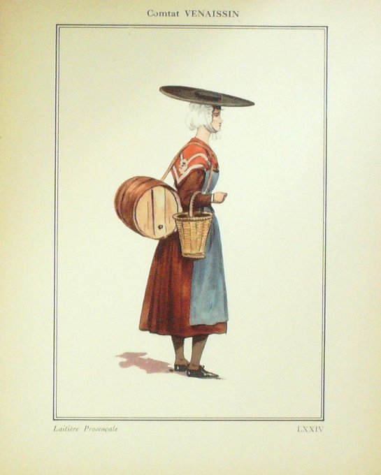 Provence-Alpes-Côte d'Azur Vaucluse Laitiere Provencale 1920