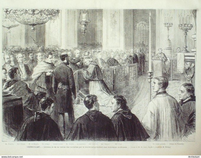 Le Monde illustré 1874 n°875 Espagne Carthagène Exemo Manuel Pavia Versailles (78)