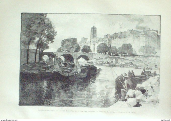 Le Monde illustré 1890 n°1755 Bergerac (24) Danemark César Franck