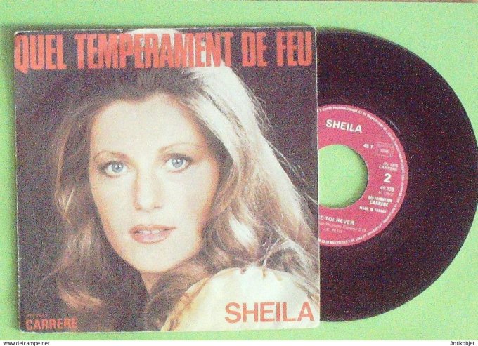 Sheila 45T SP Quel tempérament de feu 1975