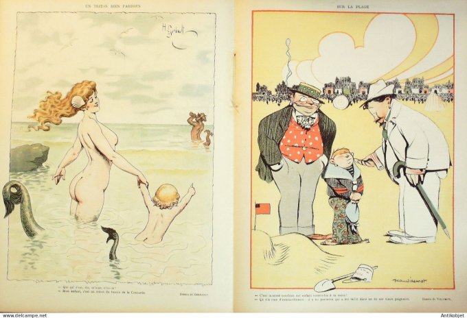 Le Rire 1903-08-15 #  28 Journal humoristique Ed.Originale Triton Parisien