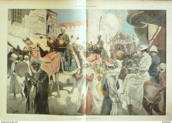 Le Monde illustré 1900 n°2282 Suisse Christkindel Egypte Caire oevre Maximo Caballero
