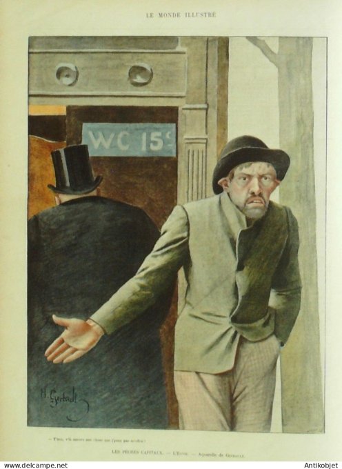 Le Monde illustré 1900 n°2282 Suisse Christkindel Egypte Caire oevre Maximo Caballero
