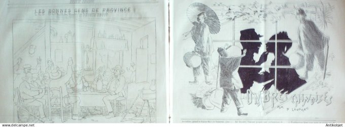 Le Journal Amusant 1885 # 1484 Ombres chinoises par Leonnec