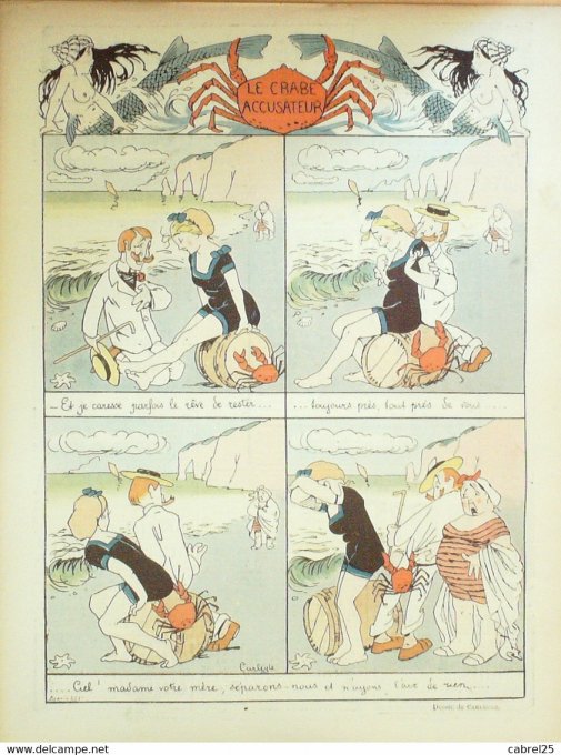 Le Rire 1904 n° 84 Somm Carlègle Carré Bac Mirande Poulbot Galanis
