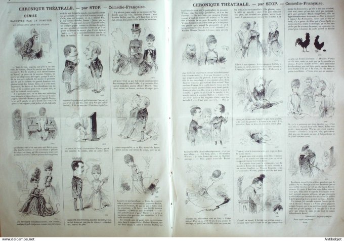 Le Journal Amusant 1885 # 1484 Ombres chinoises par Leonnec